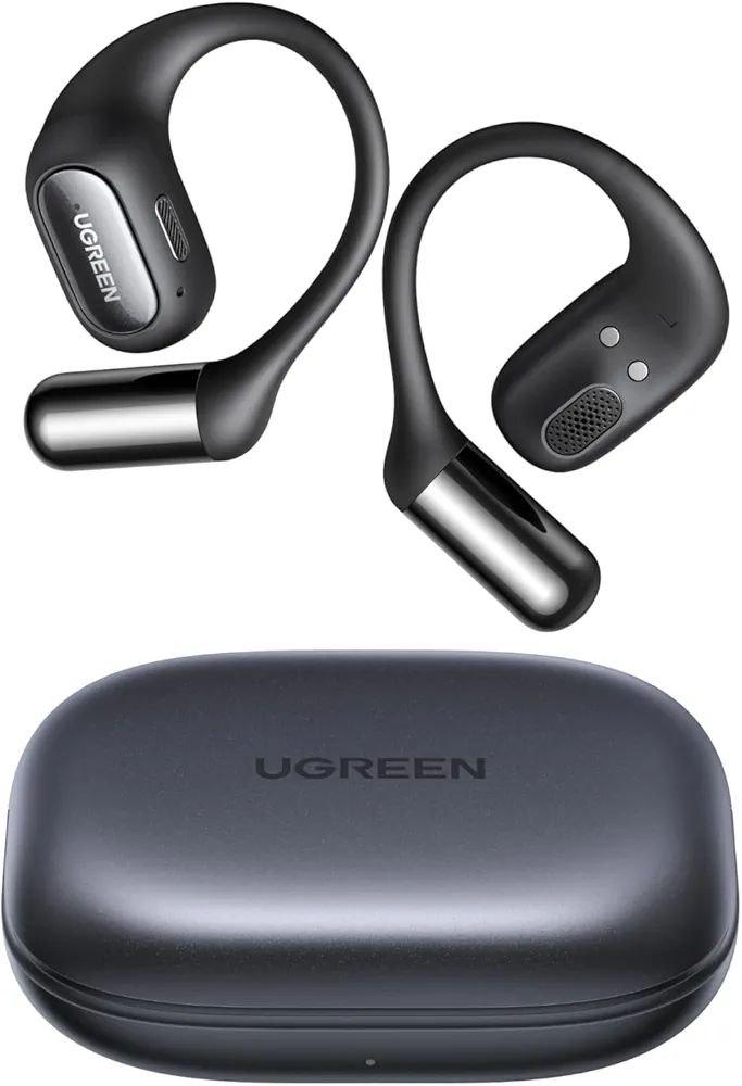 Навушники бездротові UGREEN FitBuds Open-Ear Bluetooth 5.3 спортивні з системою Spatial Audio та 4 мікрофонами (33543109)