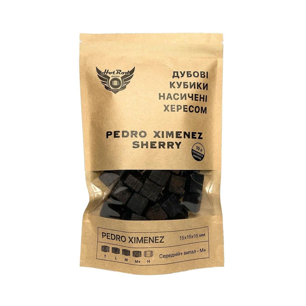 Кубики дубові Hot Rod M+ насичені Хересом на 10 л