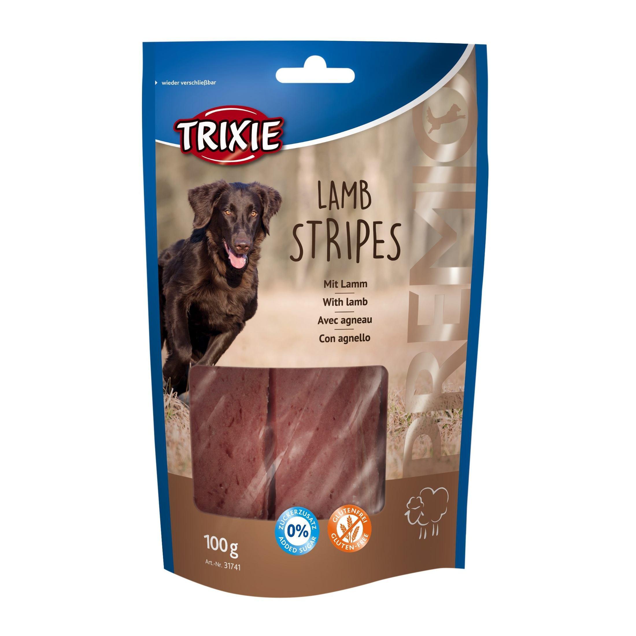 Лакомство для собак Trixie PREMIO Lamb Stripes 100 г Лакомство для собак Trixie PREMIO Lamb Stripes 100 г