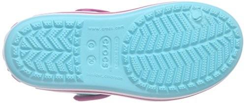 Босоножки Crocs Crocband Sandal Kids р. C9/EU 25-26 Pool/Pink (7110460) - фото 6