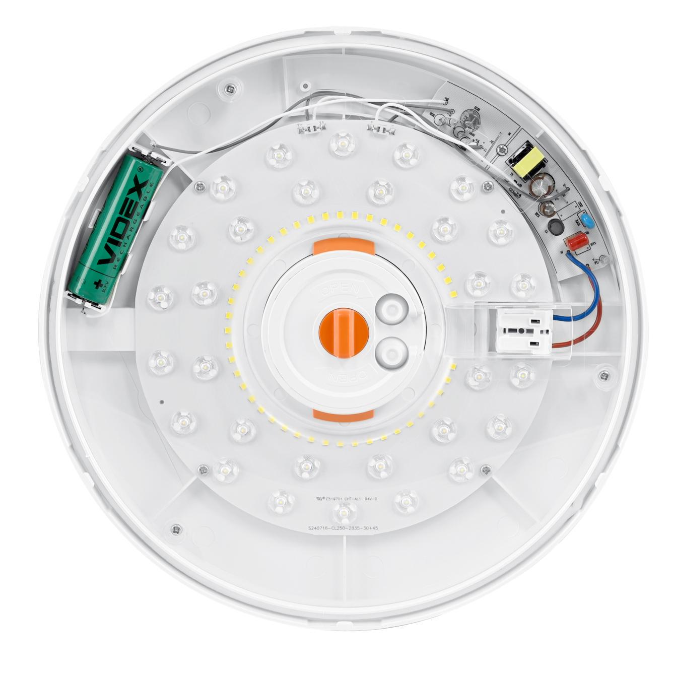 LED-світильник накладний VIDEX аварійний 20W 5000K 220V (VL-CLR-EM200-2) - фото 4 LED-світильник накладний VIDEX аварійний 20W 5000K 220V (VL-CLR-EM200-2) - фото 4