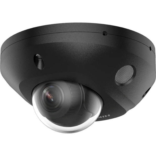 Камера відеоспостереження IP Hikvision DS-2CD2543G2-LIS2U 4 Мп 2,8 мм з вбудованим стереомікрофоном та подвійною підсвіткою Black (23762540)