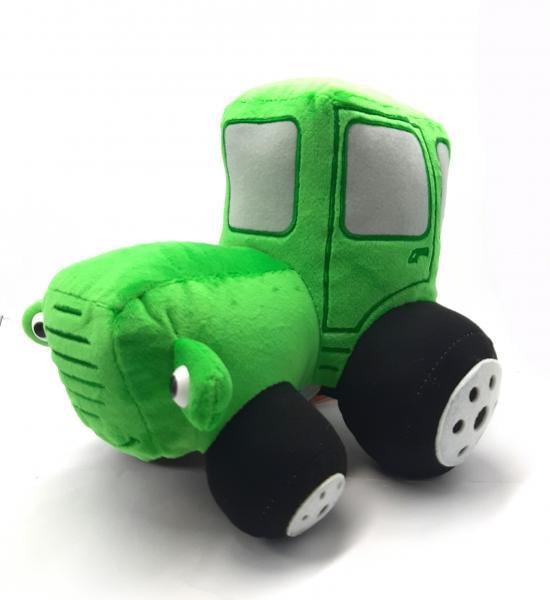 Мягкая игрушка Копица Машина Синий трактор 25х20 см (00663 ЗЕЛ)
