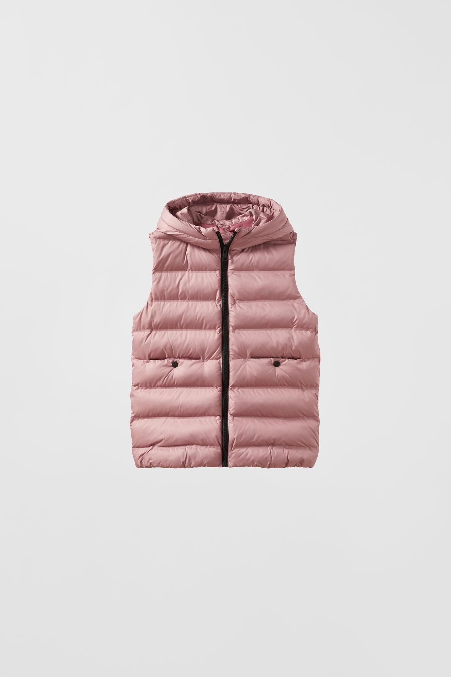 Демисезонная жилетка для девочки Zara 152 см Pink