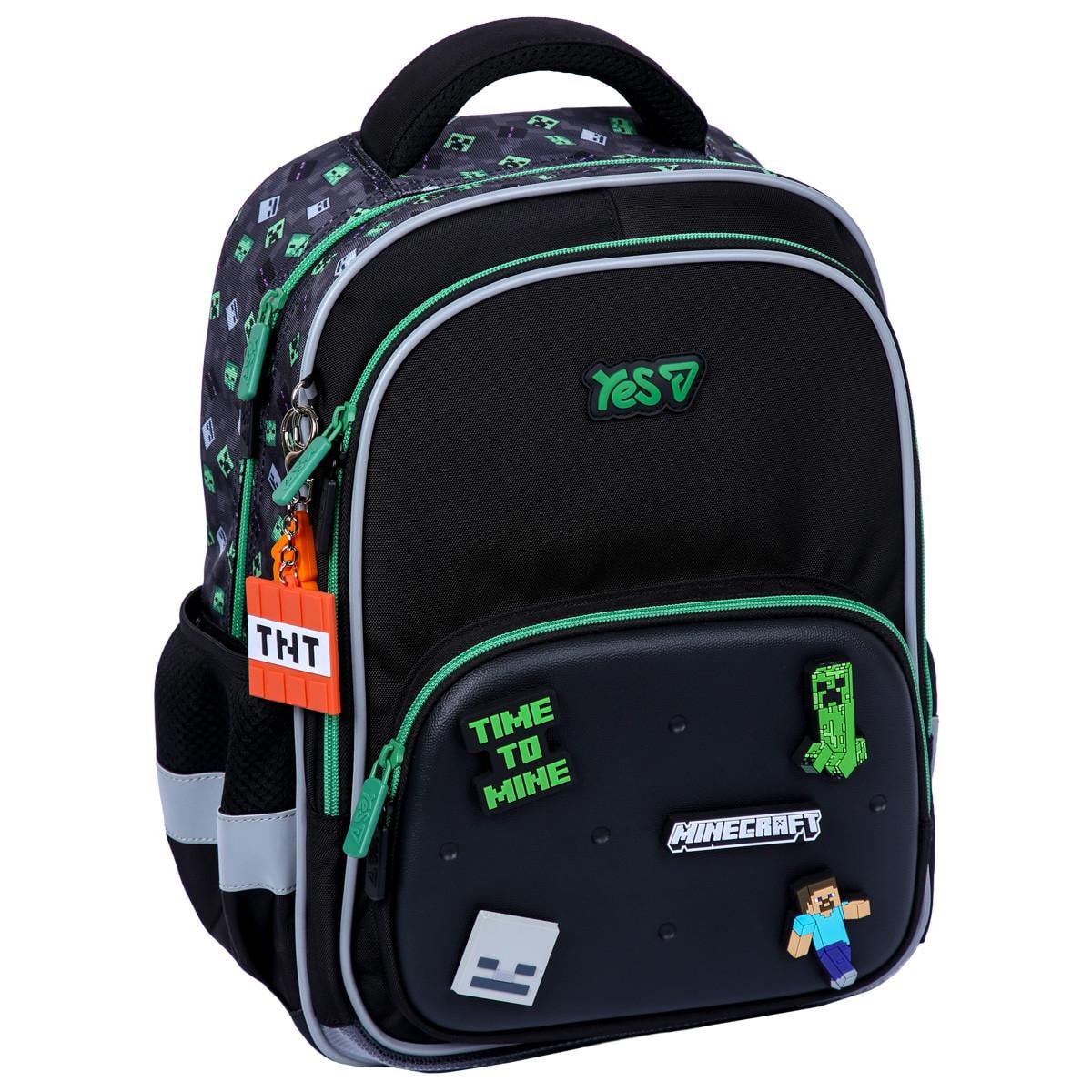 Рюкзак школьный YES Minecraft Reality S-72M для мальчика 38 см (550281) Рюкзак школьный YES Minecraft Reality S-72M для мальчика 38 см (550281)