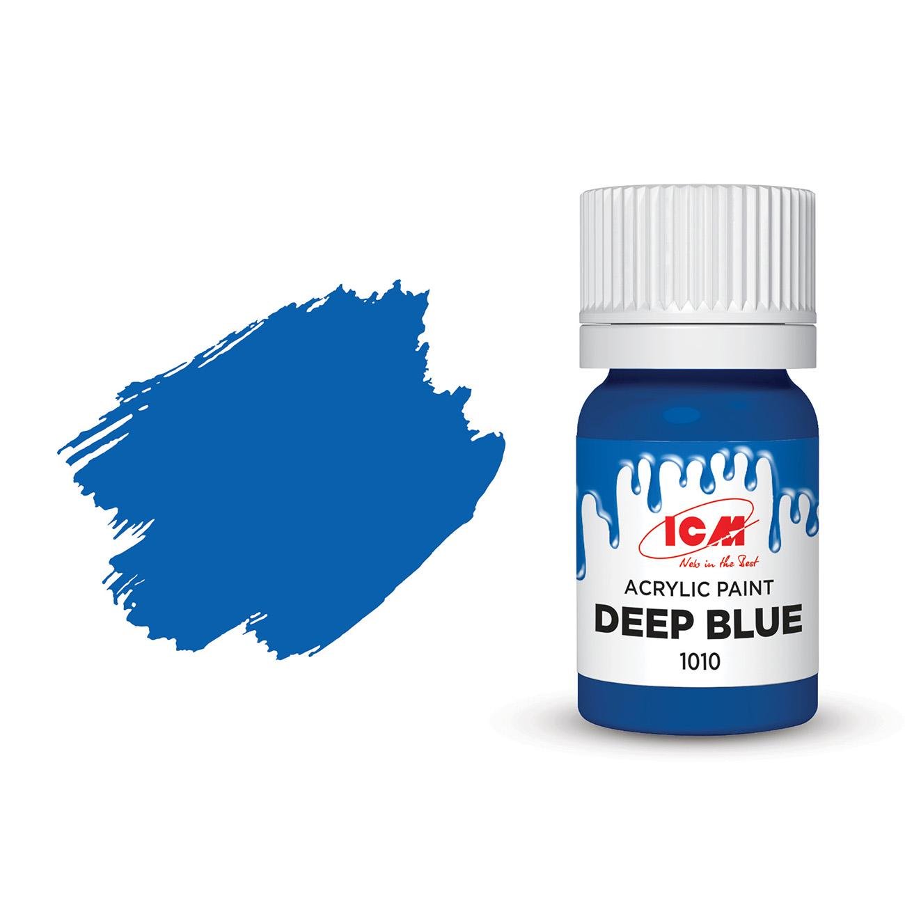 Акриловая краска ICM Темно-синий (1010)