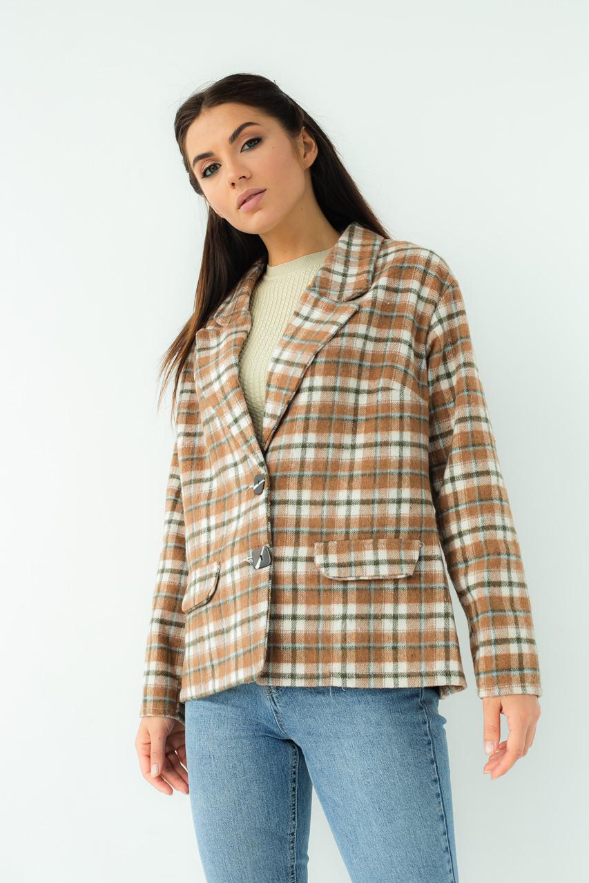 Жакет жіночий To More.e M Коричневий (9528352) - фото 5 Жакет жіночий To More.e M Коричневий (9528352) - фото 5