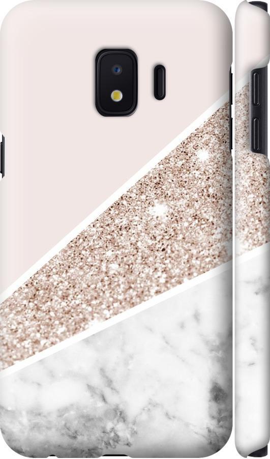 Чехол на Samsung Galaxy J2 Core Пастельный мрамор (4342m-1565-42517)