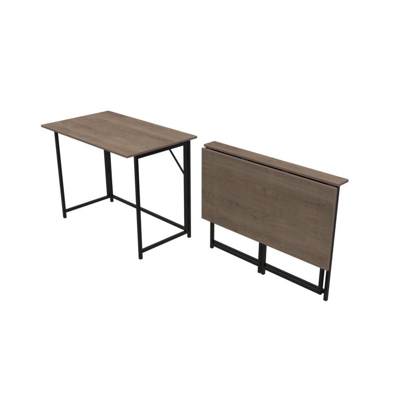 Стіл розкладний Ferrum-decor Moris метал/ДСП Чорний/Дуб Сонома Трюфель (FRD-104673) - фото 9 Стіл розкладний Ferrum-decor Moris метал/ДСП Чорний/Дуб Сонома Трюфель (FRD-104673) - фото 9