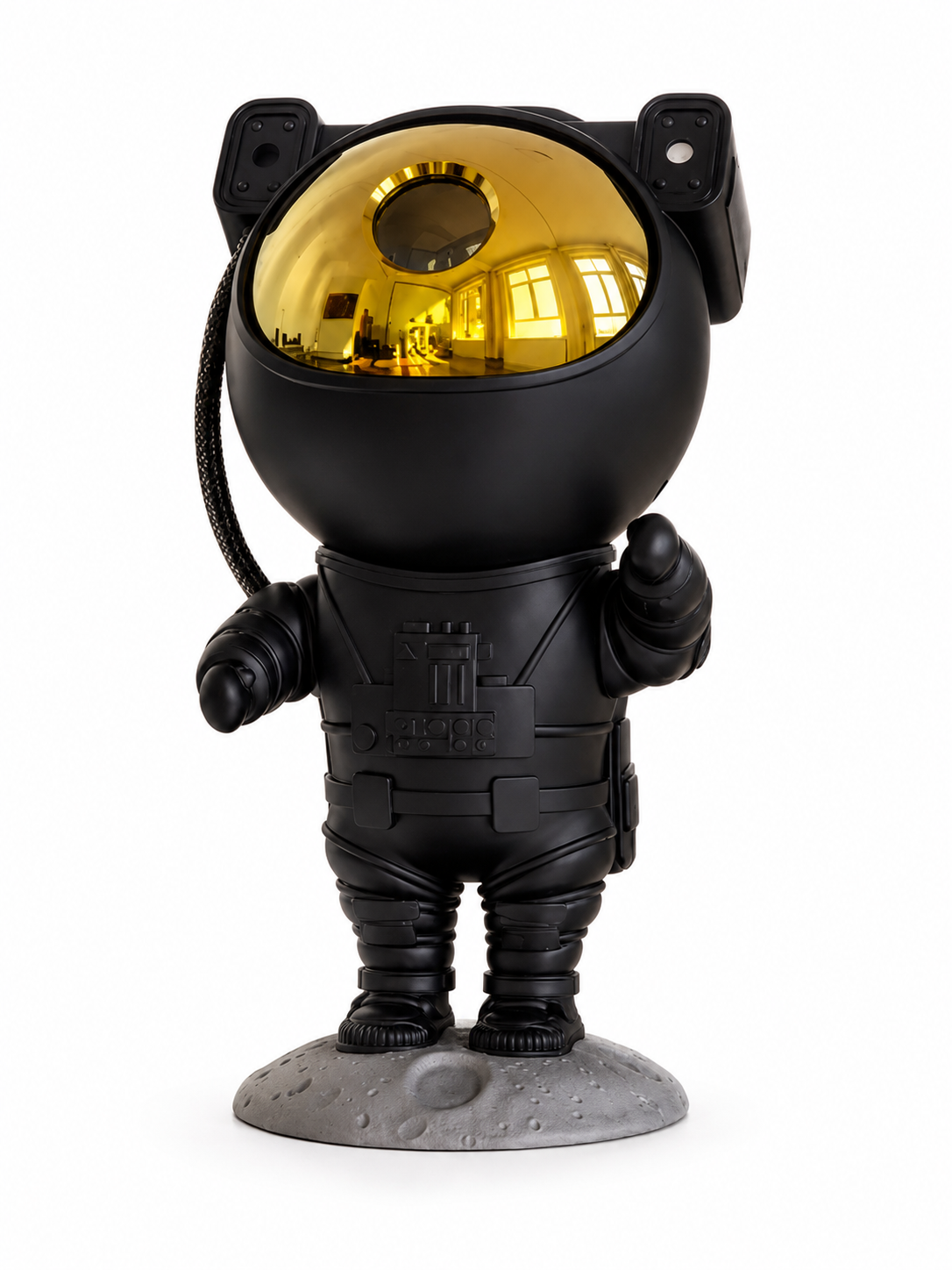 Ночник LED Космонавт с пультом таймером и 8 режимами Black