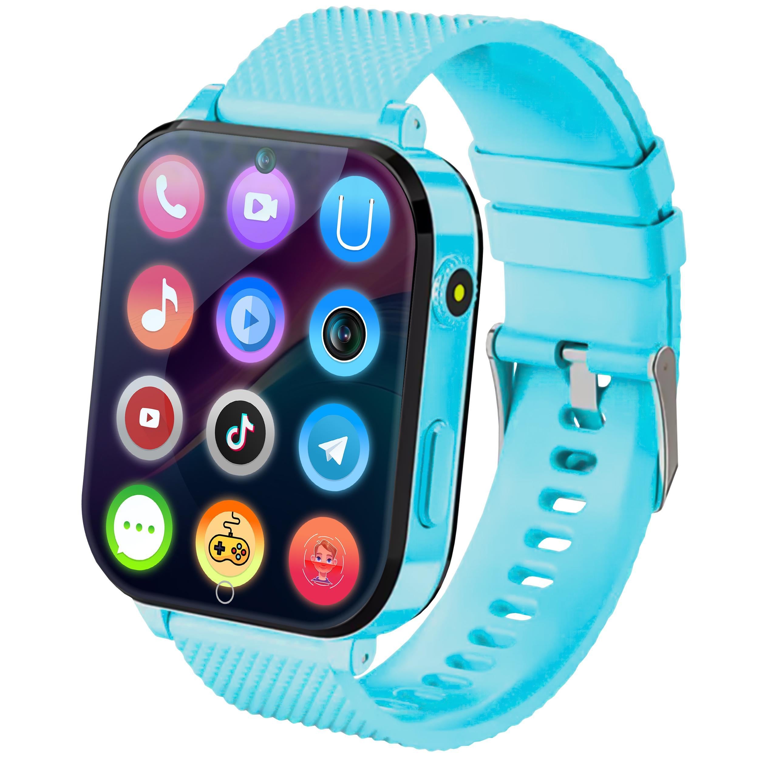 Годинник дитячий JETIX DF100 Pro Kids GPS з вібродзвінком 4G відеодзвінком та ліхтариком Blue (89273110 Годинник дитячий JETIX DF100 Pro Kids GPS з вібродзвінком 4G відеодзвінком та ліхтариком Blue (89273110