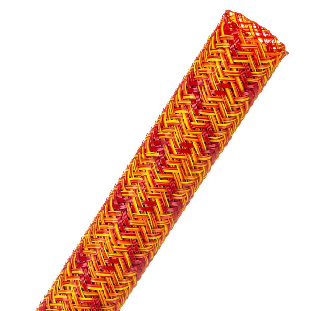 Кабельная оплетка круглая Techflex PTM0.50FI PET ReMix растяжка 9,40-15,88 мм 12,7 мм Огонь