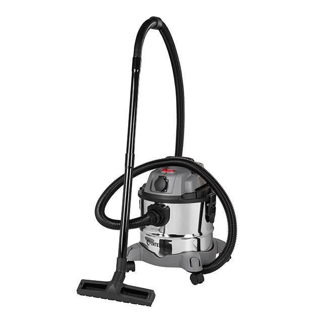 Пылесос Intertool DT-1025 2768327401 универсальный для сухой и влажной уборки с HEPA-фильтром 1400 Вт 20 л