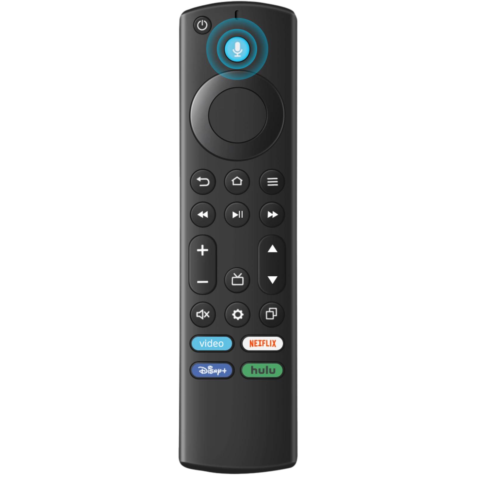 Пульт универсальный ORQRQO с голосовым управлением для Fire TV/Stick TV Cube/Smart TV Toshiba Insignia Пульт универсальный ORQRQO с голосовым управлением для Fire TV/Stick TV Cube/Smart TV Toshiba Insignia