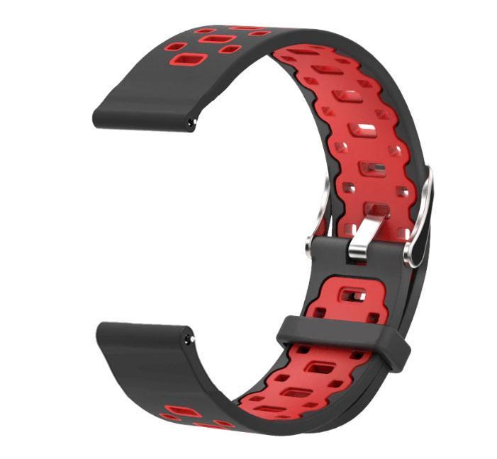 Спортивный ремешок Primo Perfor Classic для Garmin Vivoactive 3/ Vivomove HR/Forerunner 245/645 Black/Red (1052967558)
