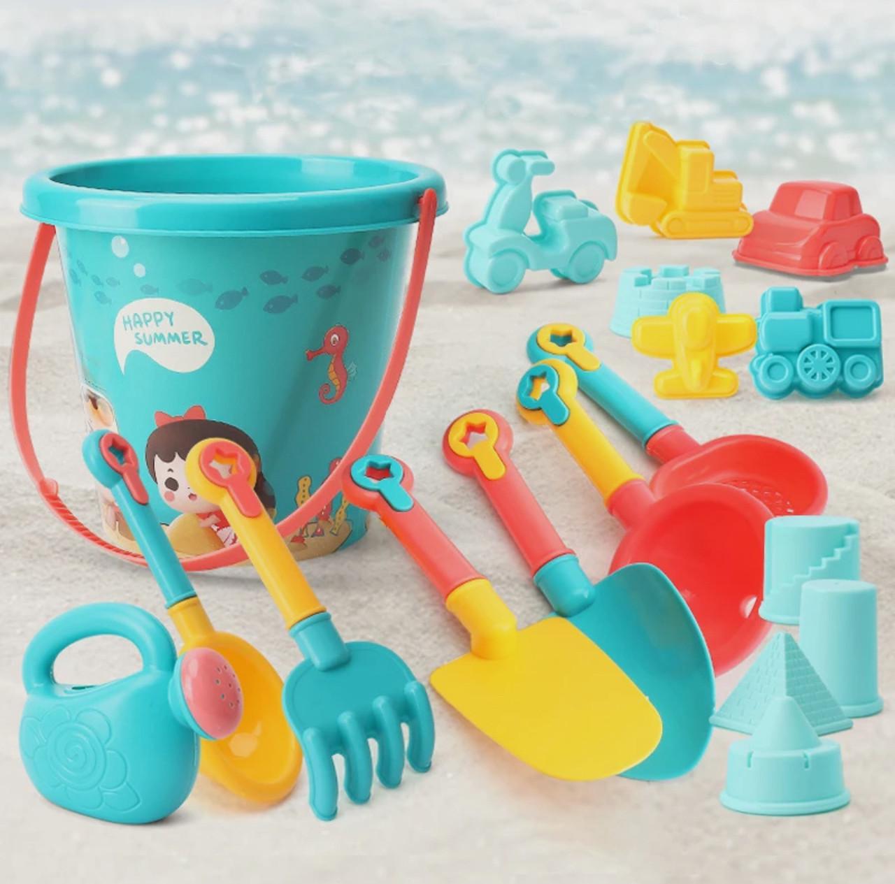 Набір іграшок для піску 18 елементів (5)