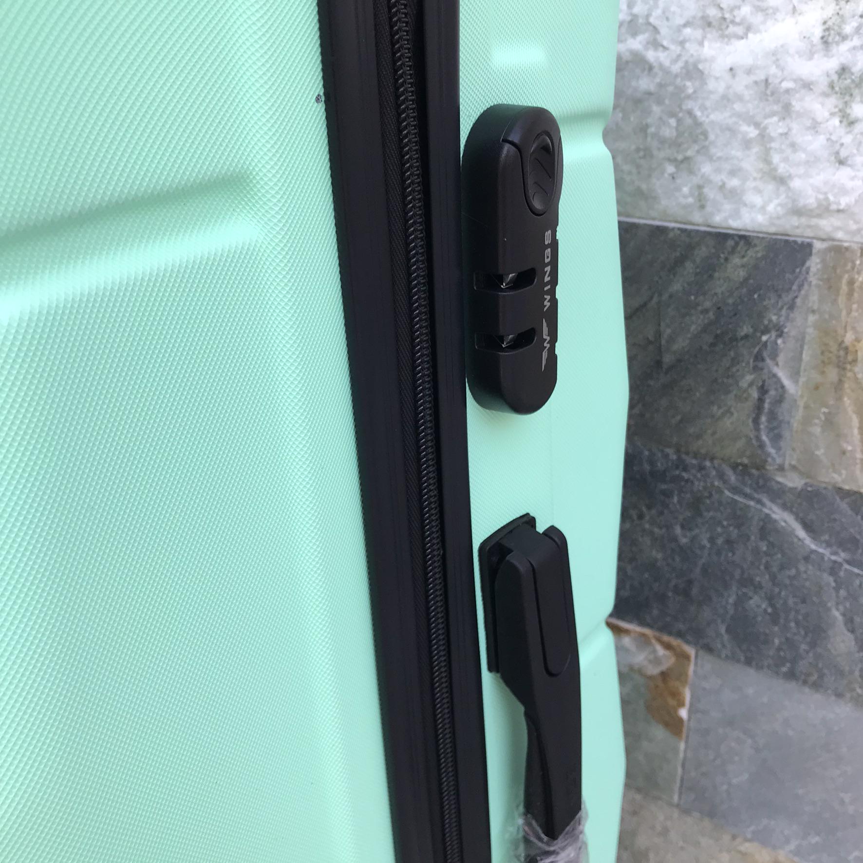 Валіза дорожня Wings 147 з полікарбонату L 75х48х30 см М'ятний (10820124) - фото 6 Валіза дорожня Wings 147 з полікарбонату L 75х48х30 см М'ятний (10820124) - фото 6