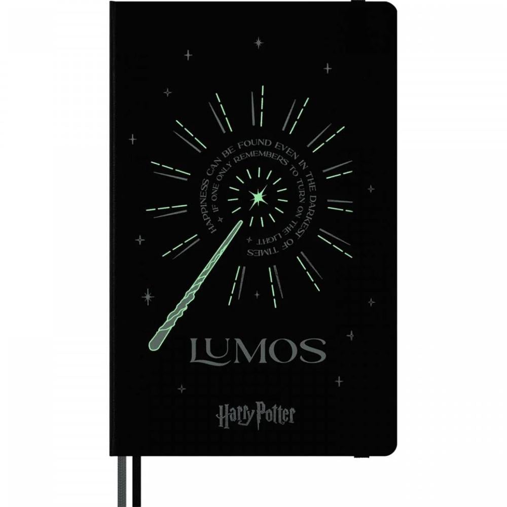 Блокнот Moleskine Harry Potter средний линейка Lumos (LEHP23QP060LUM)