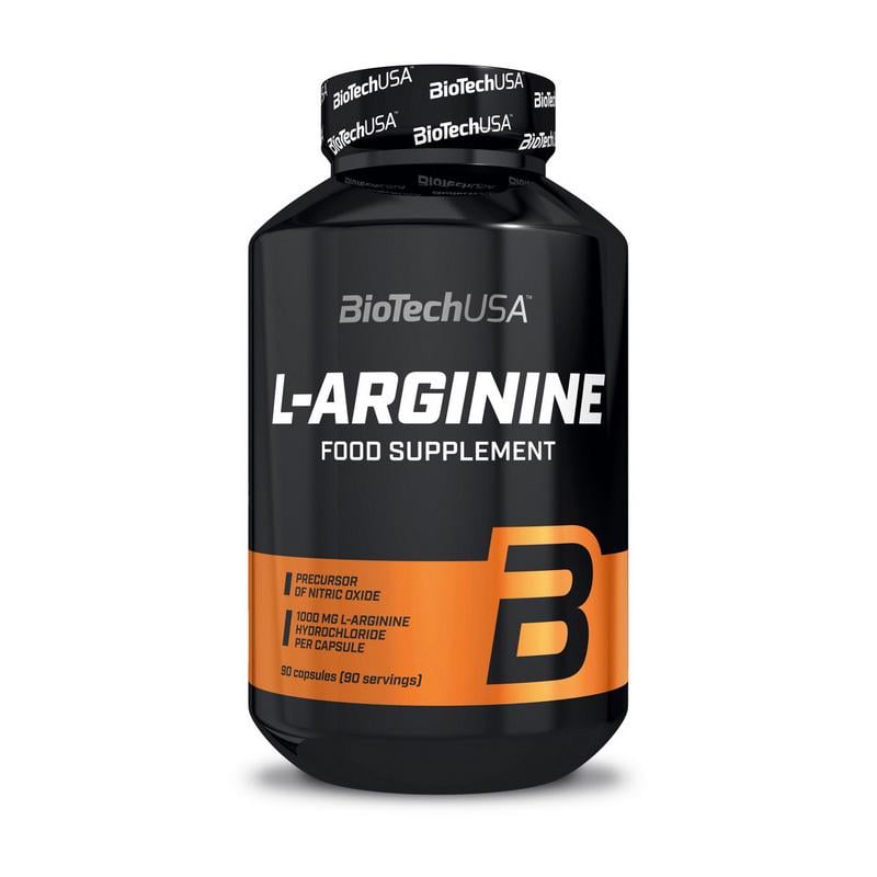 Аминокислота BioTech L-Arginine Mega Caps 1000 мг 90 капс.