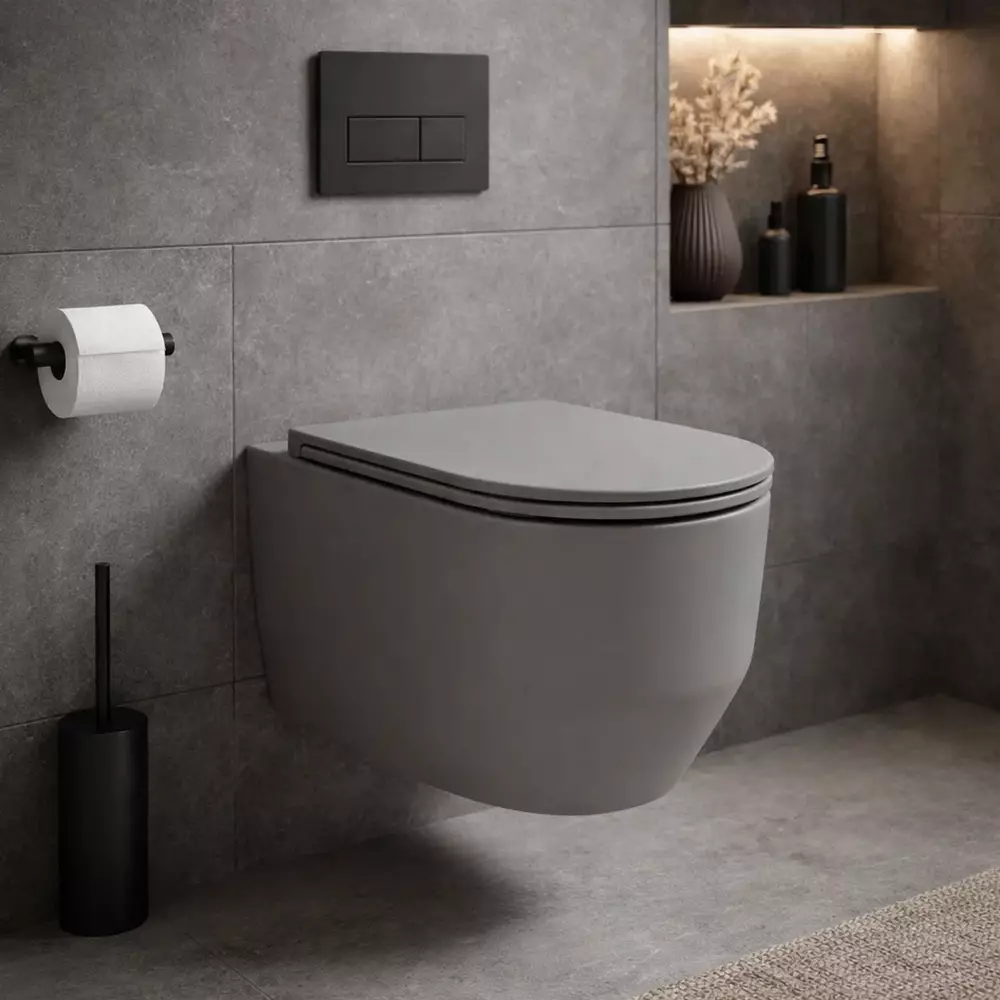 Унитаз подвесной Devit Art 3.0 3030140G безобедочный с крышкой Soft-Close Vortex Flush Серый матовый (35041602) Унитаз подвесной Devit Art 3.0 3030140G безобедочный с крышкой Soft-Close Vortex Flush Серый матовый (35041602)