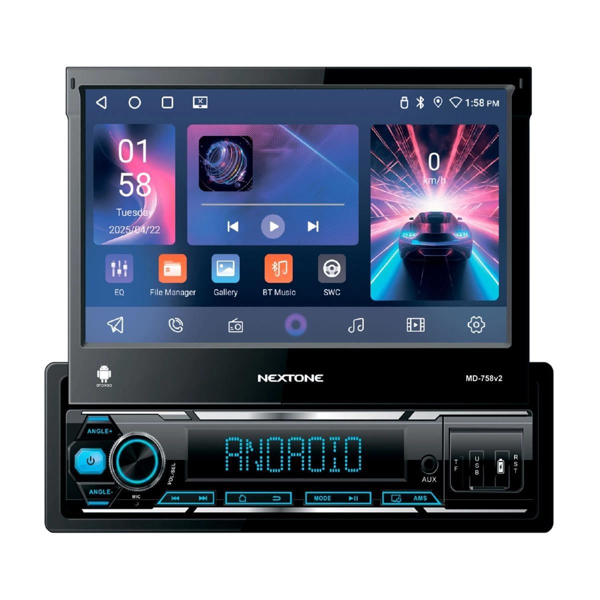 Автомагнитола 1DIN Nextone MD-758 V2 (122746Ep)