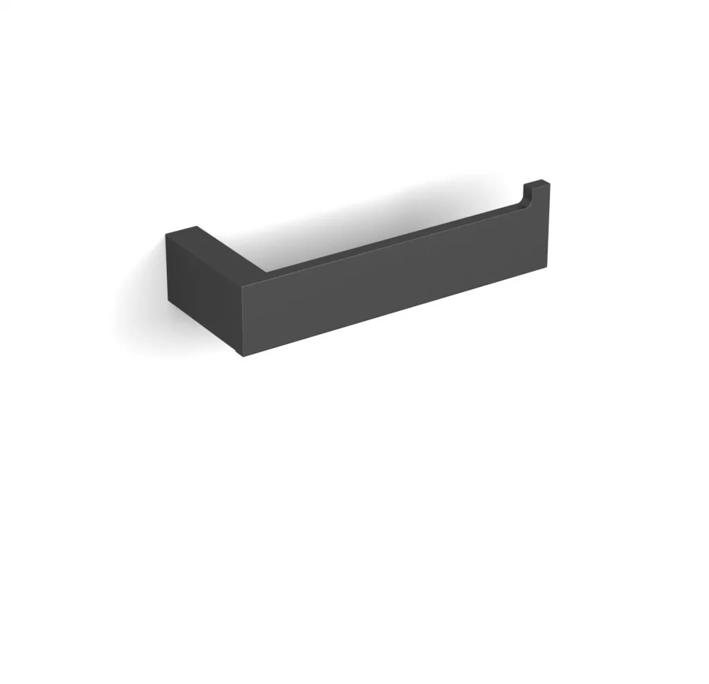 Тримач туалетного паперу Stella KOBE 15х6х4 см Чорний матовий