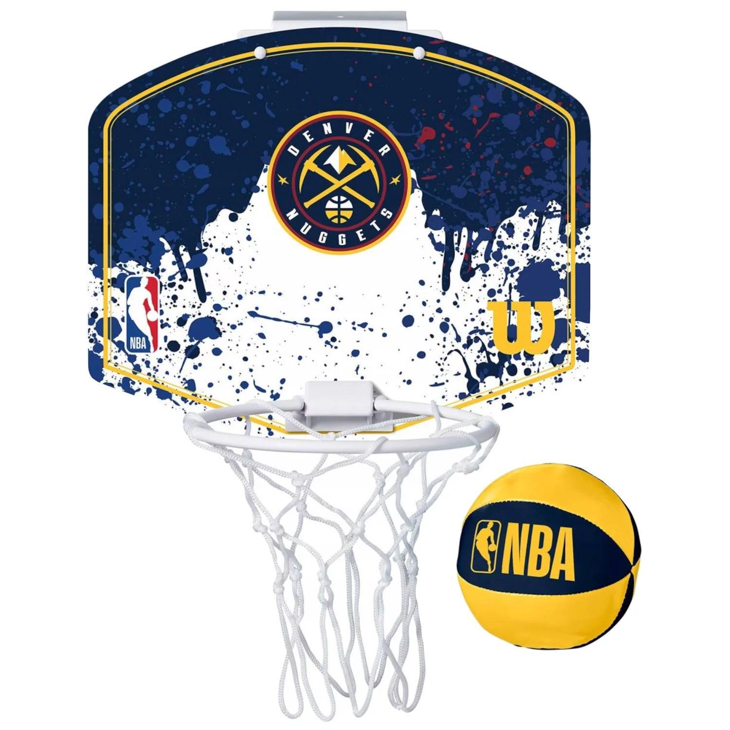 Набір баскетбольний NBA TEAM MINI HOOP DEN NUGGETS Синій (WTBA1302DEN)