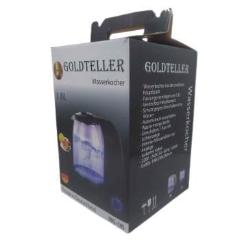 Электрочайник Goldteller MG-06 1,8 л 1500W Черный (MG-06 BLACK_360) - фото 2