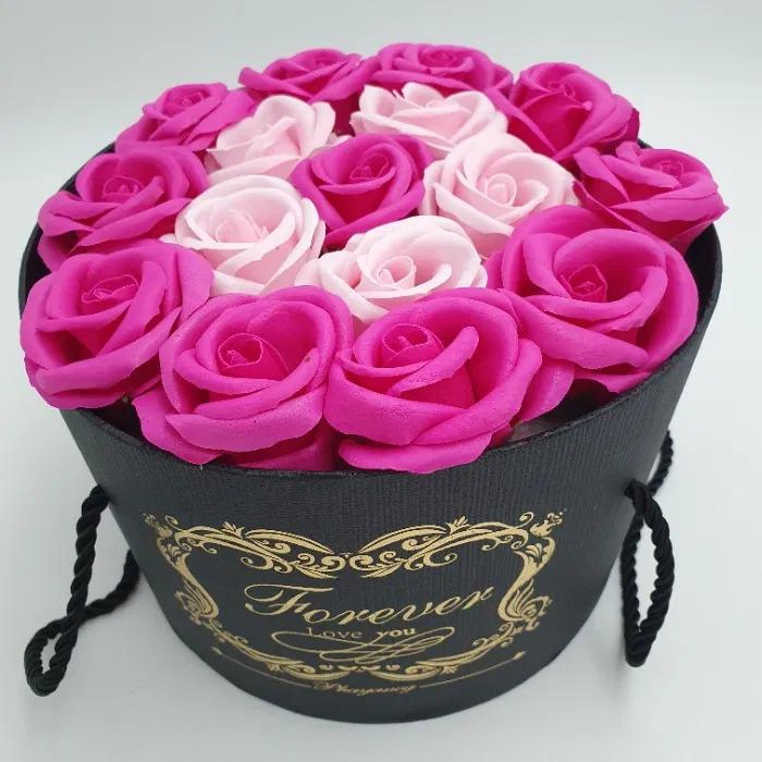 Подарочный набор мыла Forever I love you 16 в подарочной коробке Розовый