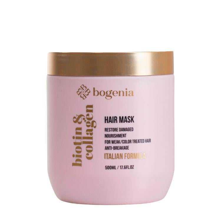 Маска для волосся відновлювальна Bogenia Biotin & Collagen 500 мл (BG451 003)