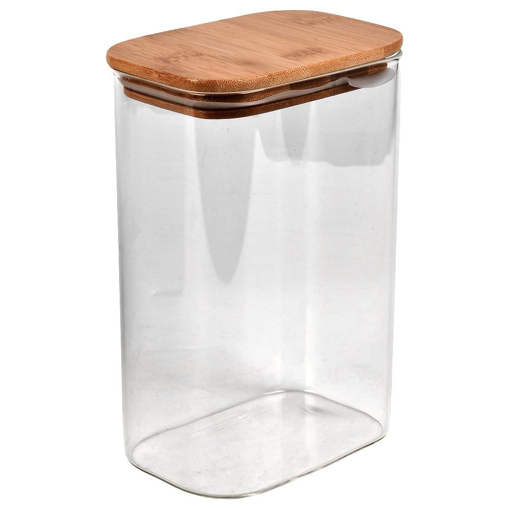 Банка с бамбуковой крышкой R99911-18 Galaxy 1,4л 12х8х18 см (2200000390202)