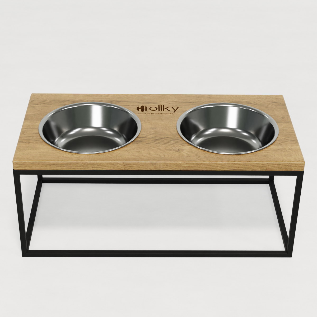 Миски на подставке для больших собак Hollky Base XL20 2х1,8 л (BXL20-522620-BLNT) - фото 3 Миски на подставке для больших собак Hollky Base XL20 2х1,8 л (BXL20-522620-BLNT) - фото 3