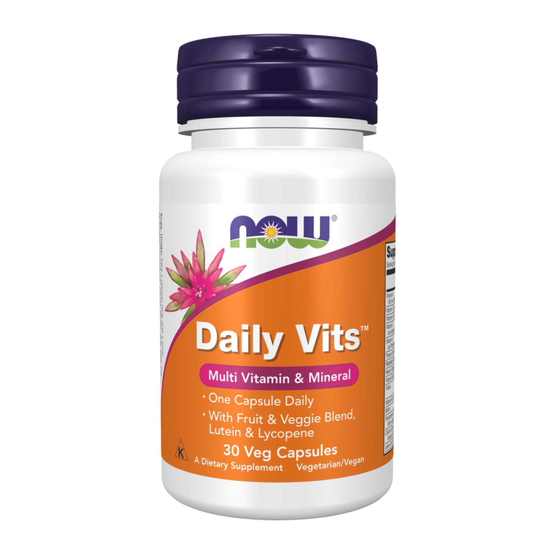 Мультивитаминный комплекс Now Foods Daily Vits 30 vcaps (27512)