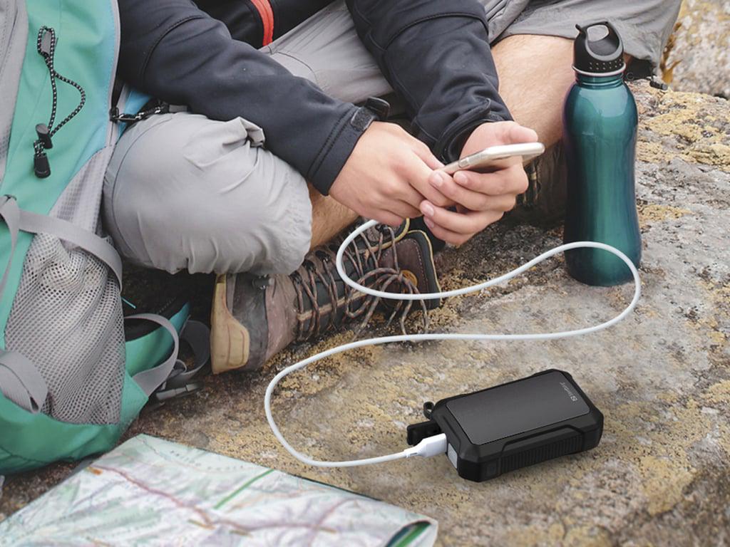 Повербанк Sandberg 10000 mAh Hand Warmer Flashlight 1W USB-C/USB-A 2A/5V (420-65) - фото 4