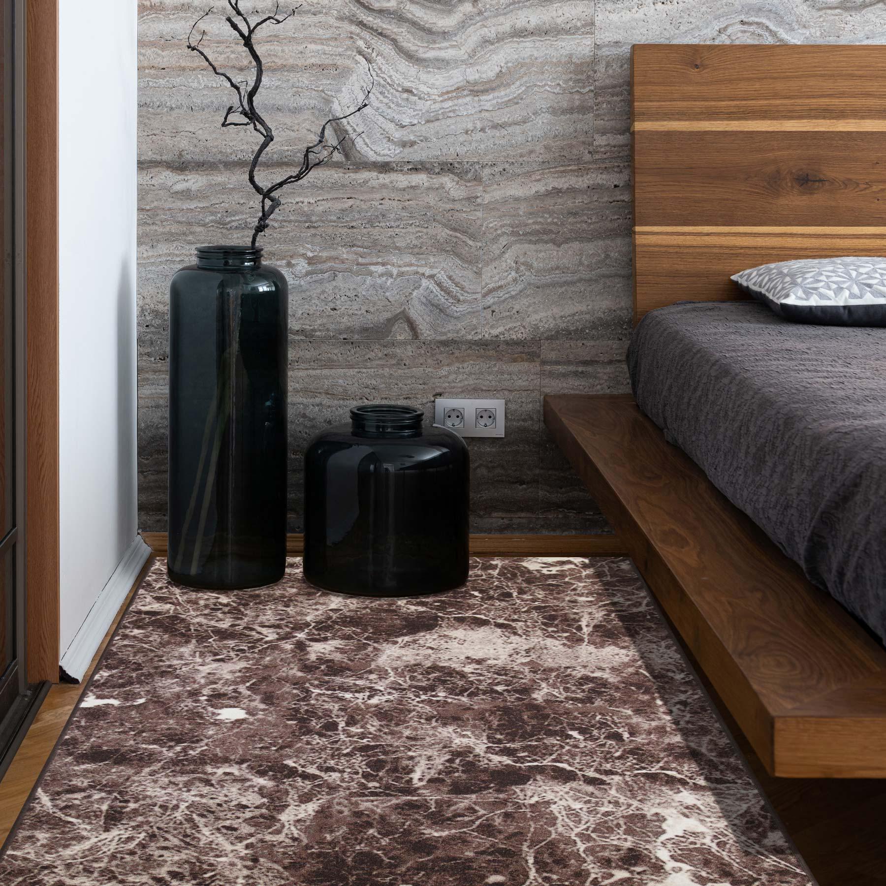 Килим безворсовий на гумовій основі DAKARIA Ratio PrintGel Run 1023vl38-p5 0,8x1,2 м Коричневий (00-00014779) - фото 5 Килим безворсовий на гумовій основі DAKARIA Ratio PrintGel Run 1023vl38-p5 0,8x1,2 м Коричневий (00-00014779) - фото 5