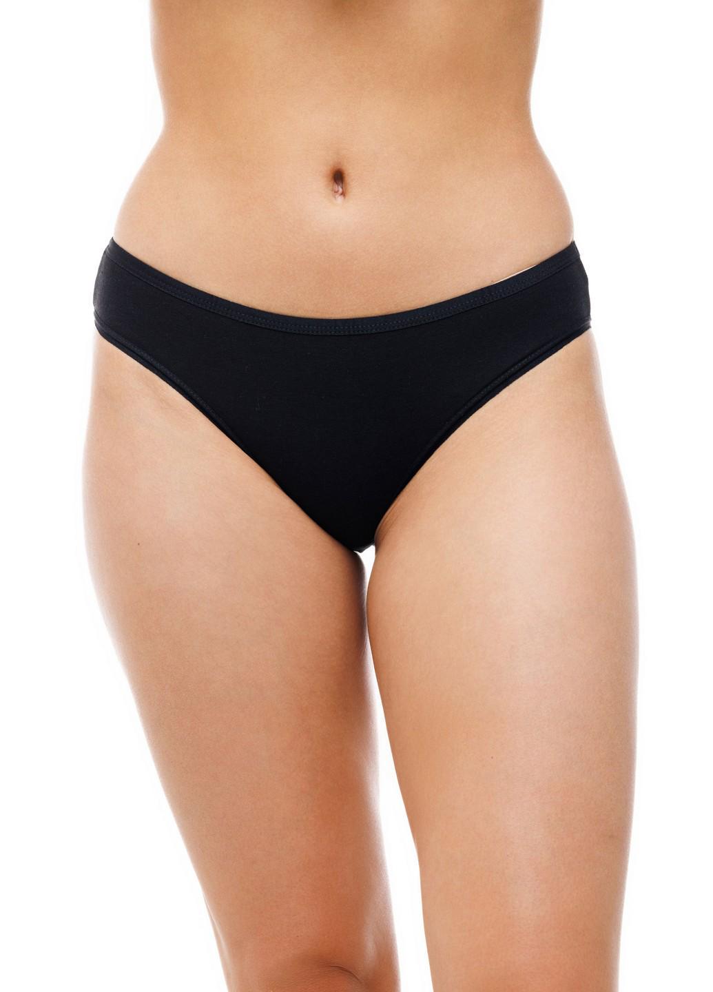 Трусы-слипы женские Наталюкс средняя посадка с бамбука M Черный (5127113290931)