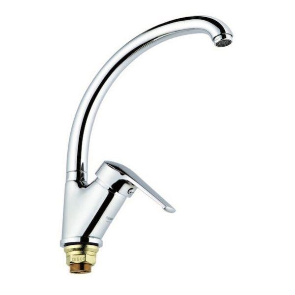 Смеситель для кухни Zegor DYU4-A182 однорычажный Хром