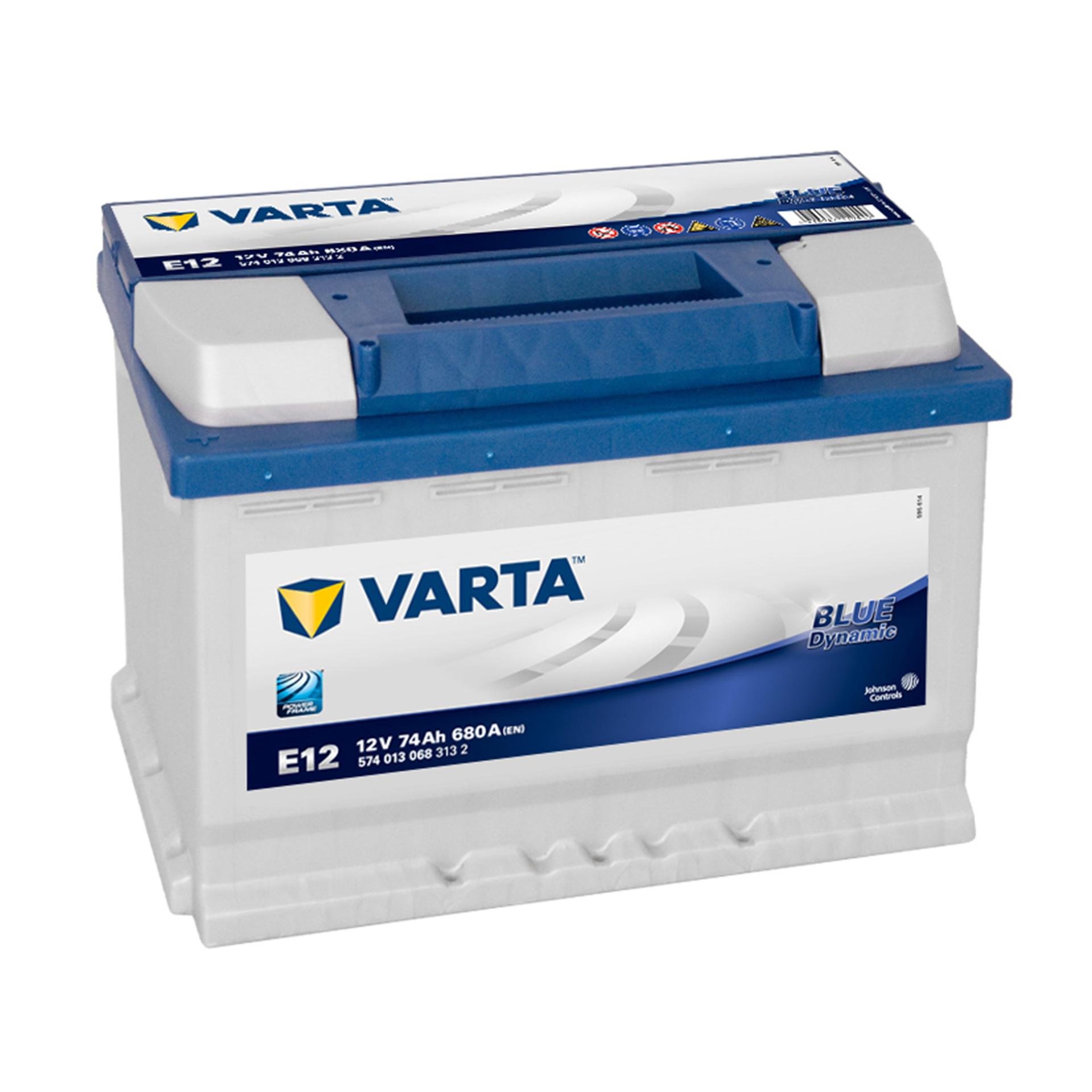 Аккумулятор Varta Blue Dynamic 74 Ah/12V 1 плюс слева