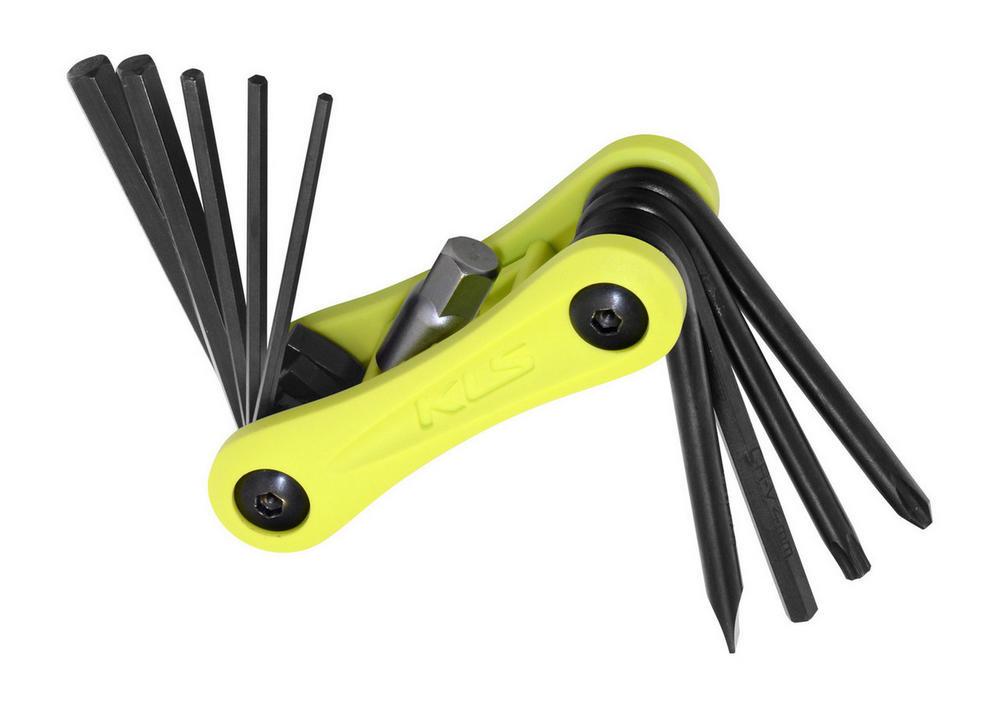 Мультитул KLS Stinger 10 функцій Лайм (1085-8585019339065)
