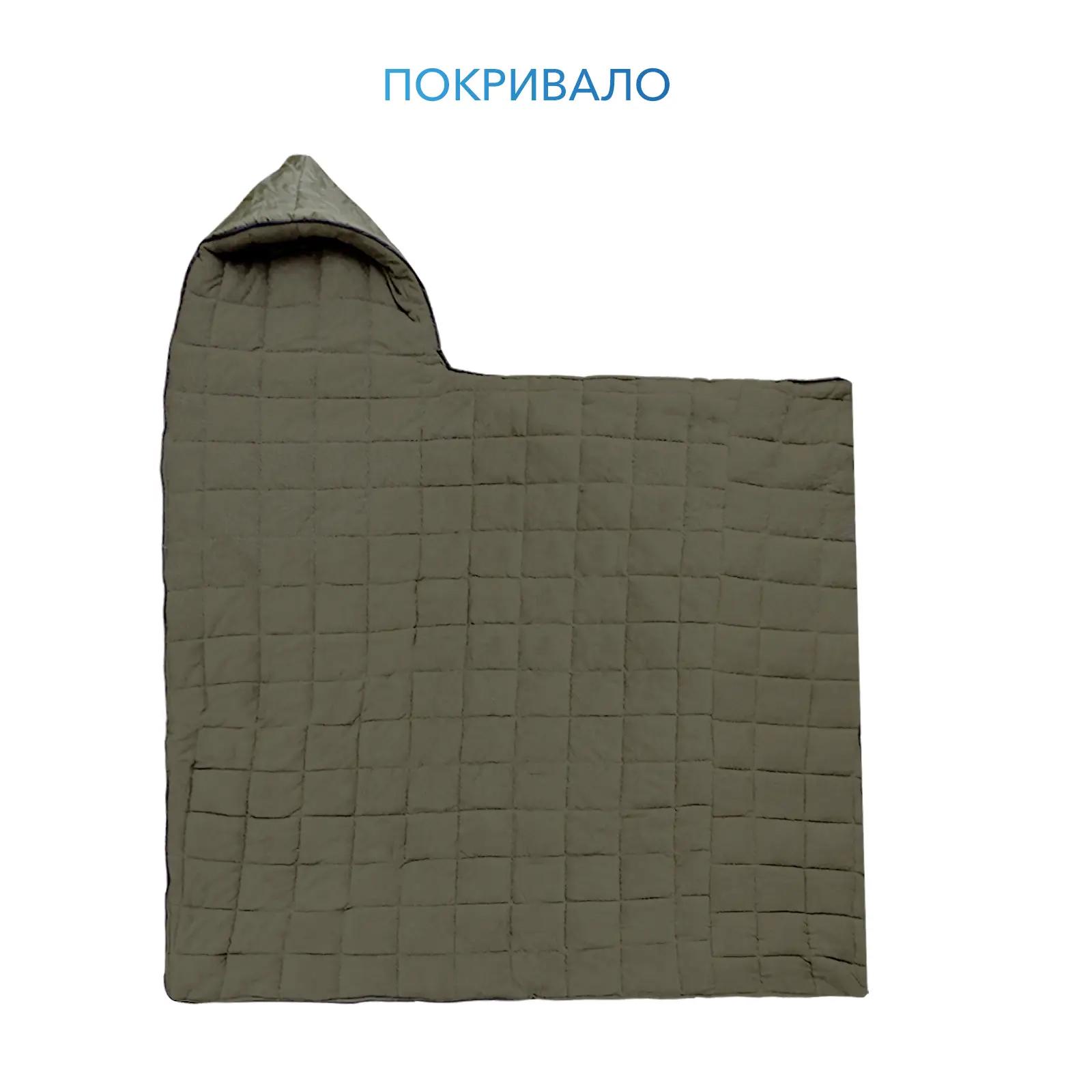 Спальный мешок зимний на флисе -30 220х90 см Хаки (2327622023) - фото 4 Спальный мешок зимний на флисе -30 220х90 см Хаки (2327622023) - фото 4