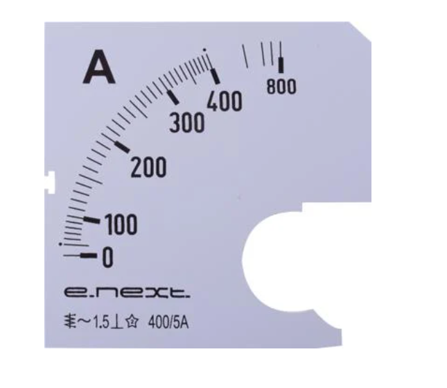 Шкала для амперметра E.NEXT e.meter72.a400.scale 400A АС 72х72 мм (s066006)