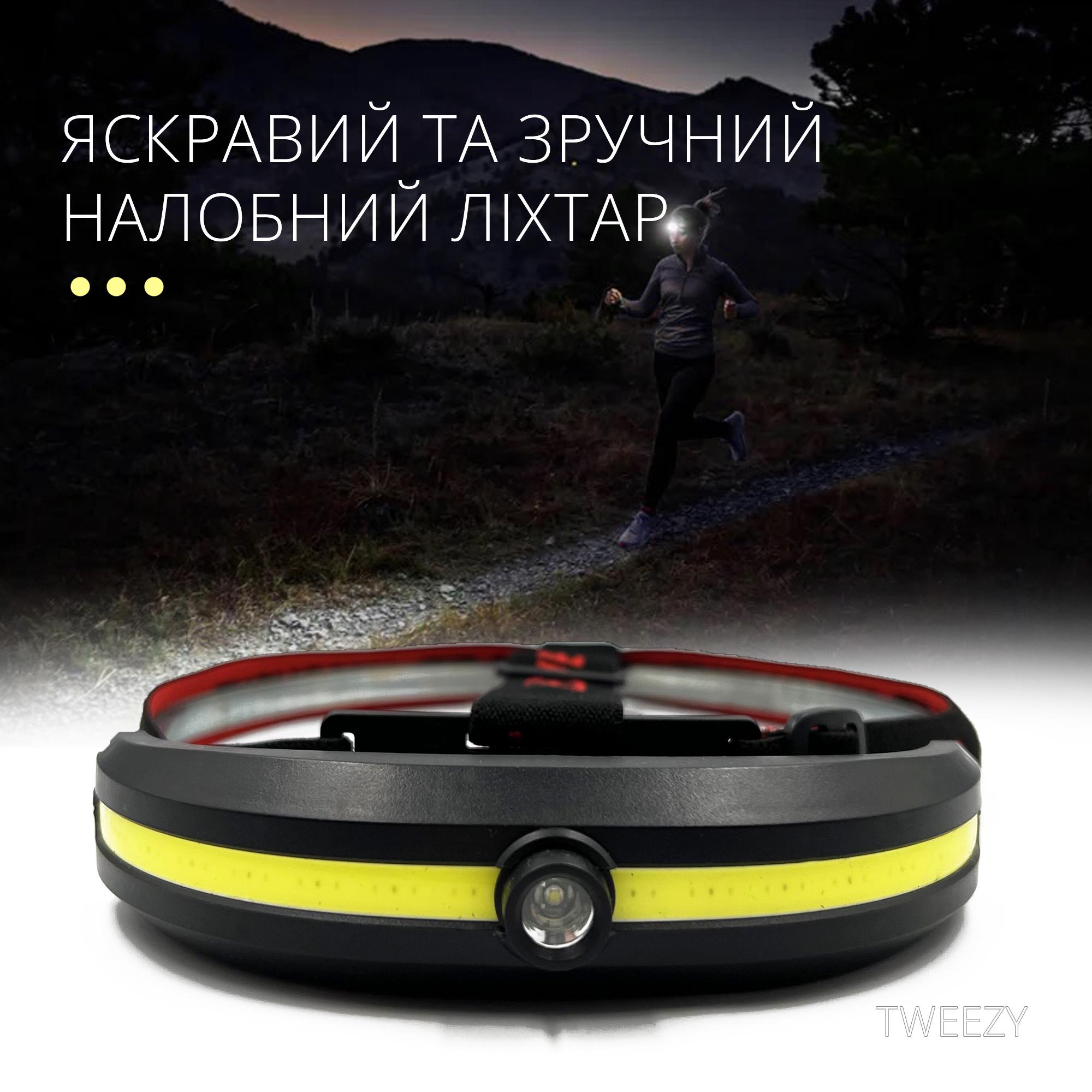 ᐉ Фонарь налобный LED COB Headlight Черный (00056) • Купить в Киеве ...