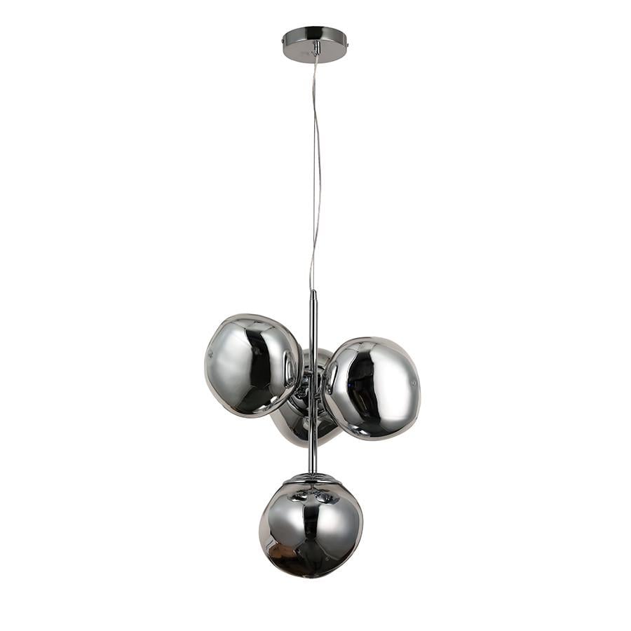 Люстра підвісна 793CH01-4 CH 180 E27 з 4 незвичайними плафонами Хром - фото 1 Люстра підвісна 793CH01-4 CH 180 E27 з 4 незвичайними плафонами Хром - фото 1