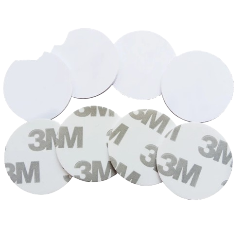 Самоклейна RFID-мітка з кодом сумісна з Mifare 13,56 МГц 25 мм Білий (31330638) Самоклейна RFID-мітка з кодом сумісна з Mifare 13,56 МГц 25 мм Білий (31330638)