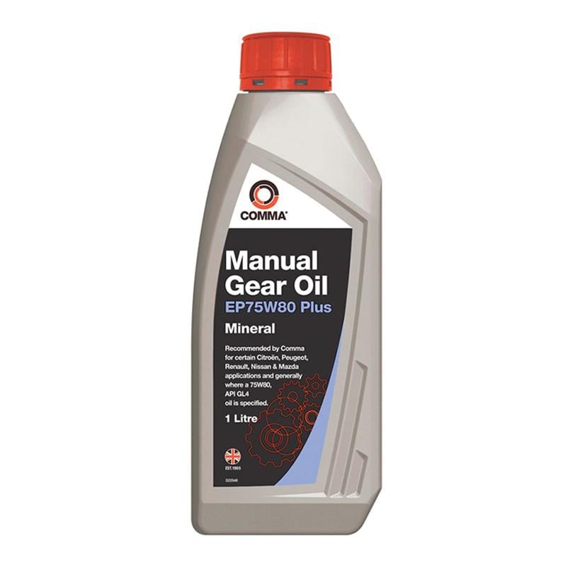 Трансмиссионная смазка COMMA GEAR OIL EP75W-80 PLUS 1 л (EP75W80P1L)