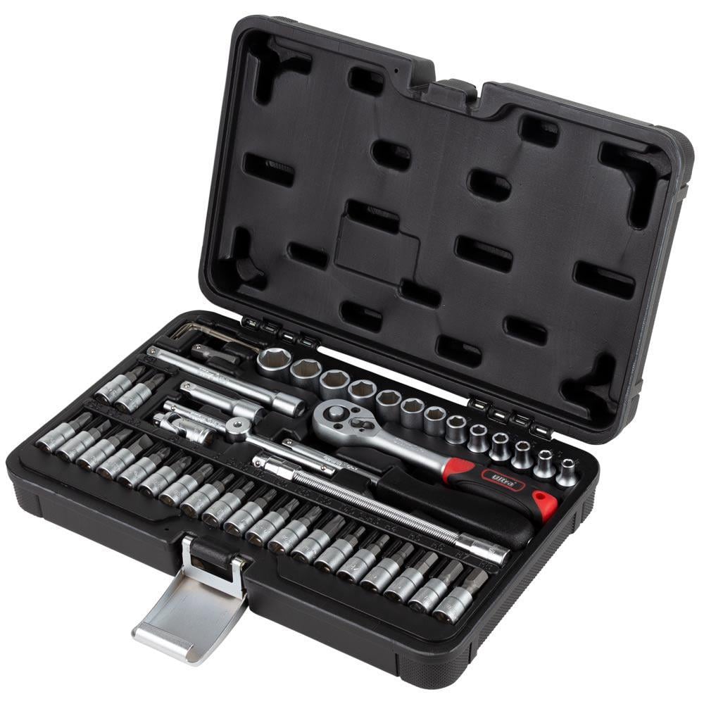 Набір насадок торцевих/біт Ultra CrV Taiwan 1/4" 46 шт. (6003162)