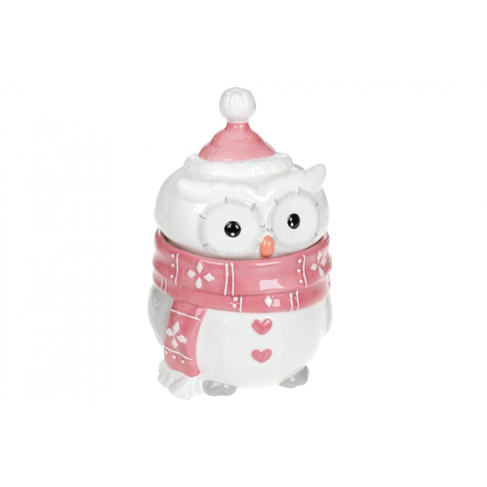 Банка керамическая Мудрая сова с фигурной крышкой 1100 мл (834-300)