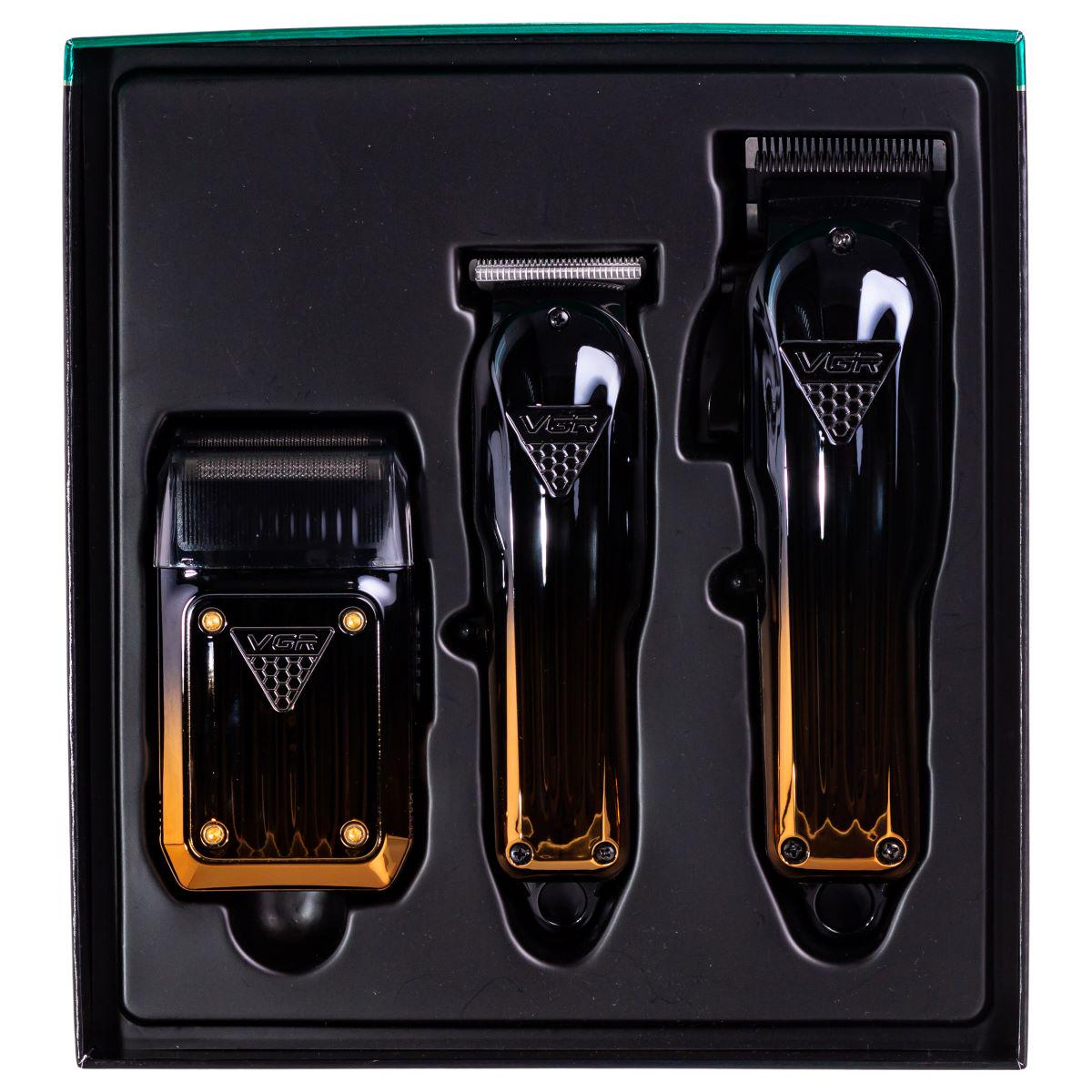 Набор для стрижки VGR V-644 аккумуляторная машинка/триммер/шейвер (7376) - фото 5 Набор для стрижки VGR V-644 аккумуляторная машинка/триммер/шейвер (7376) - фото 5