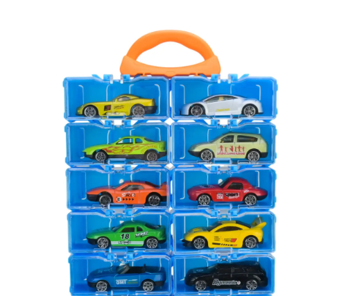 Ігровий набір машинок ToyCloud у кейсі 10 шт. (2709584760) - фото 9 Ігровий набір машинок ToyCloud у кейсі 10 шт. (2709584760) - фото 9