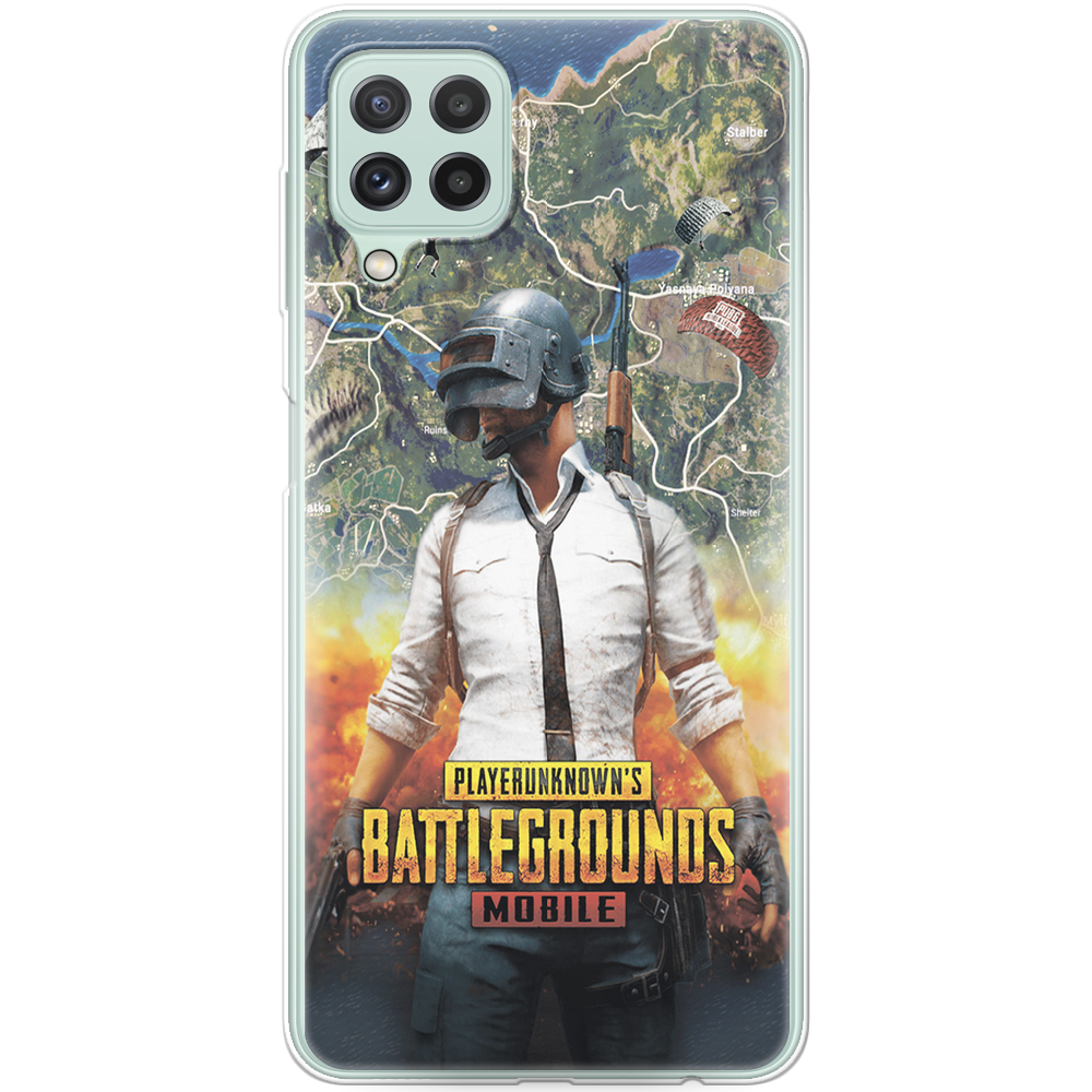 Чохол Boxface Samsung A225 Galaxy A22 PUBG Mobile Прозорий силікон (42748-up2309-42748)